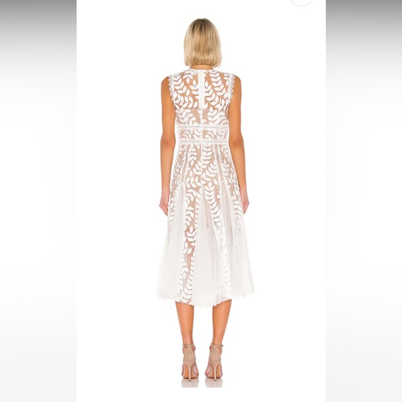 Bronx and Banco Saba Blanc Midi Dress in White XS(US2) - Picture 3 of 10